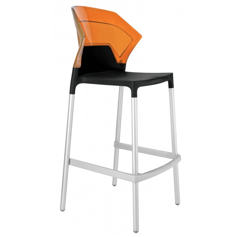Plastová barová stolička EGO S