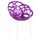 Plastic chair FLORA