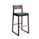 Wooden bar stool LINEA