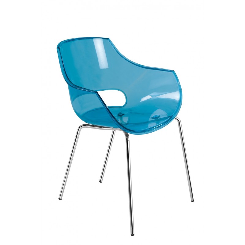 Plastic chair OPAL TRANSPARENT