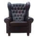 Chesterfield wing armchair